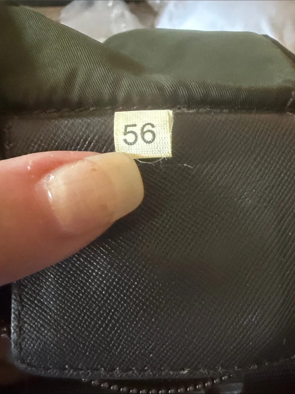 Prada Dark Olive Nylon Duffel Bag with Black Straps. Versatile Travel Piece!